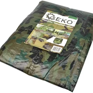 Korlátozott ajánlat Geko takaróponyva, terepszínű, 5.49x8m