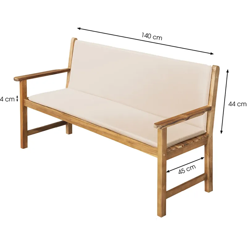 Fieldmann FDZN 9009 kerti padhuzat, poliészter, krémszín Alacsony ár