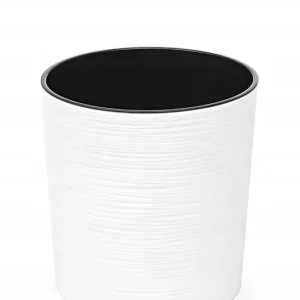 Lamela Malwa Dluto kaspó, 25cm, kerek, fehér Ajánlat