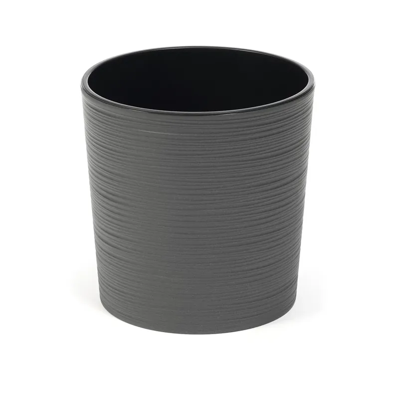 Lamela Malwa Dluto kaspó, 19cm, kerek, grafit Csak ma