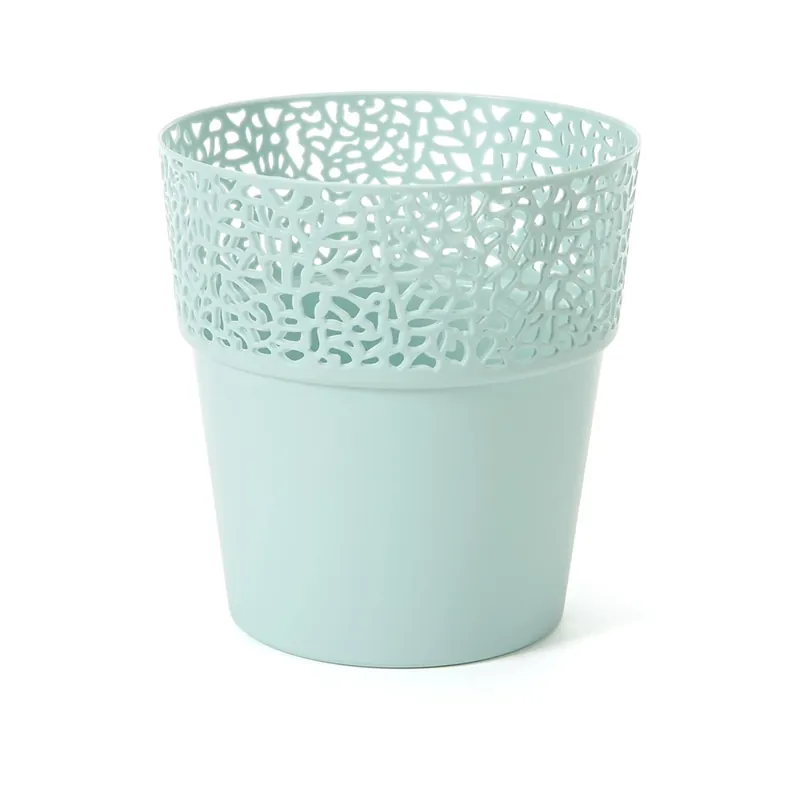 Kiárusítás Lamela Rosa virágtartó, 14cm, kerek, menta