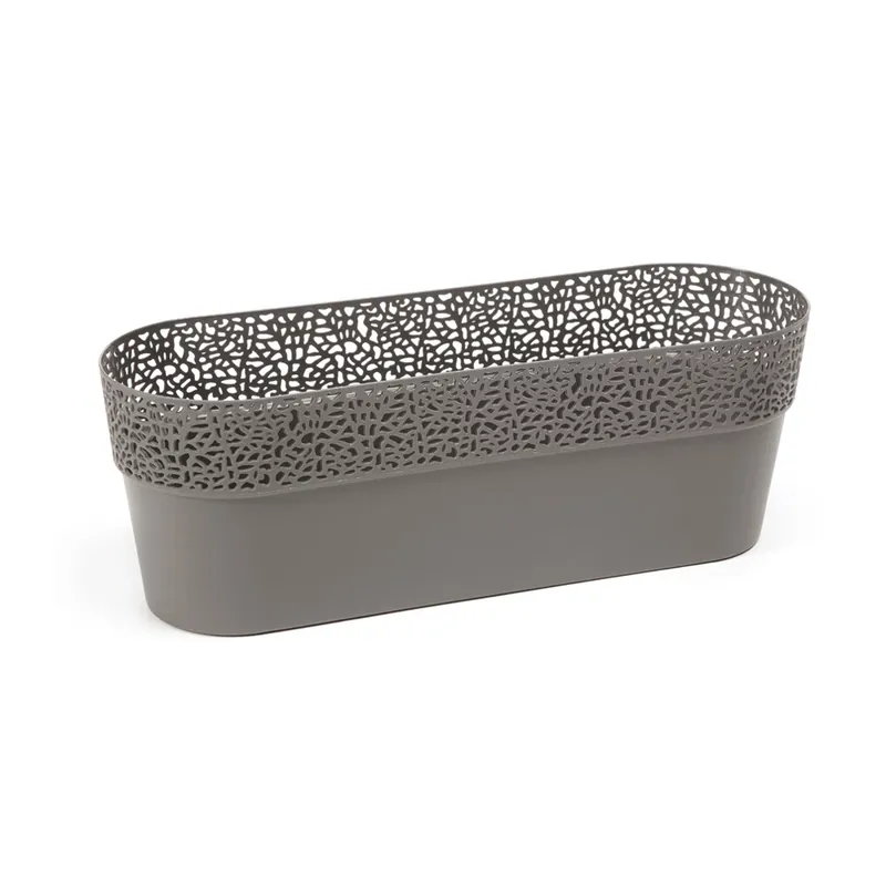 Lamela Rosa virágtartó, 30cm, antracit szürke Alacsony ár