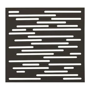 Korlátozott ajánlat Nortene Nautic Panel dekoratív panel, vonal mintázattal, barna, 1x1m