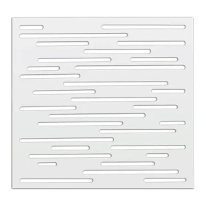 Ingyenes szállítás Nortene Nautic Panel dekoratív panel, vonal mintázattal, fehér, 1x1m