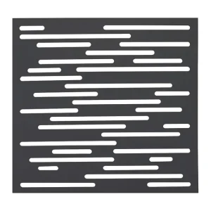 Nortene Nautic Panel dekoratív panel, vonal mintázattal, antracit, 1x1m Pénzvisszafizetés