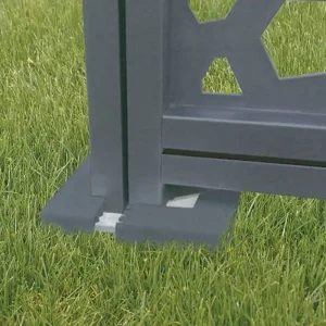 Nortene Tap Basfix takaró elem, Basfix rögzítőre, antracit, 12.5x12.5x2cm Akció