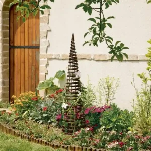 Csak ma Nortene Pyramid növényfuttató, piramis alakú, 30x30x130cm