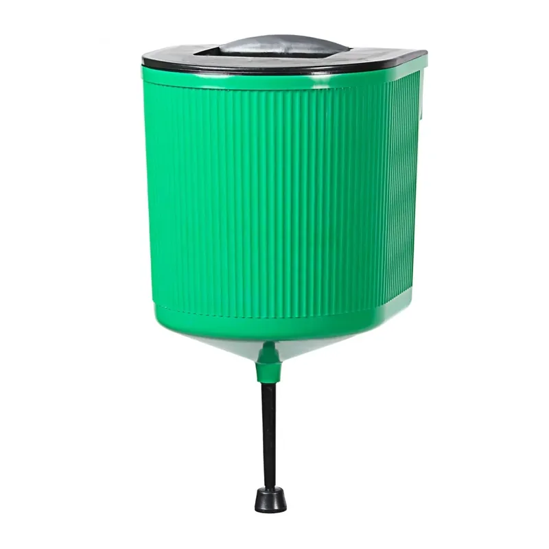 Expressz szállítás Kerti mosdókagyló csappal és fedéllel, műanyag, 5L