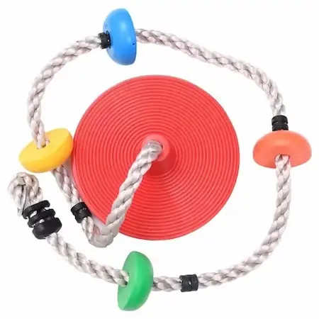 Biztonságos fizetés Timeless Tools 2in1 mászókötél és hinta gyerekeknek, 2m