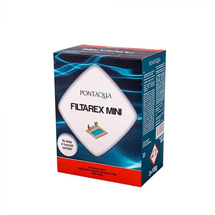 Autentikus Pontaqua Filtarex mini filtertisztító, 3x100g
