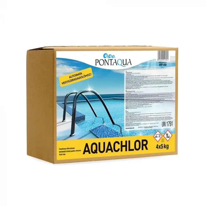 Pontaqua Aquachlor nagy kiszerelésű hipó vegyszeradagolóhoz, 4x5kg Kedvezmény