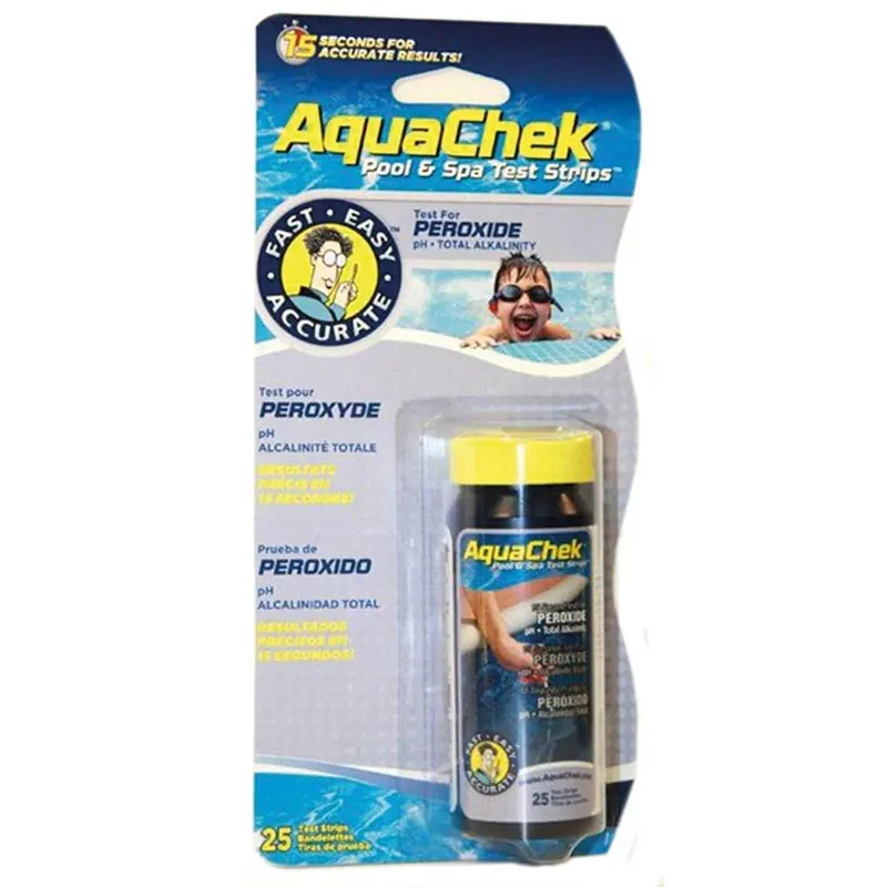 Eredeti Pontaqua Aquacheck Peroxid vízelemző tesztcsík, 25db