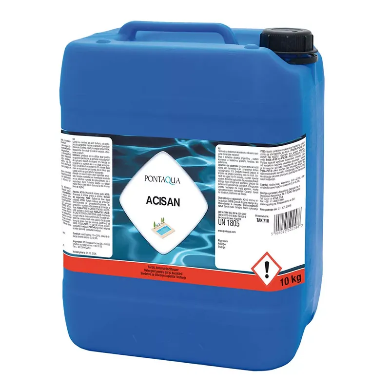 Pontaqua Acisan tömény erősen savas tisztítószer, 10kg Utolsó esély