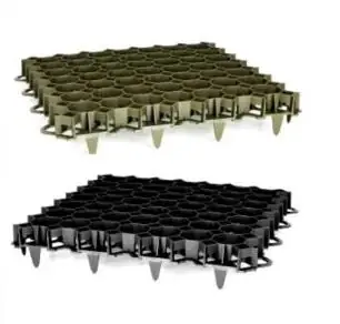 Kiváló minőség Műanyag gyeprács, zöld, 50x50x4cm