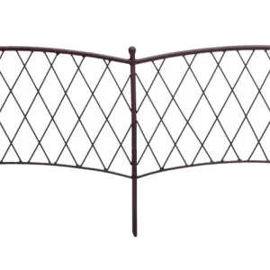 Nortene Classic Metal Border ágyásszegély, fém, barna, 0.4x1m Utolsó esély