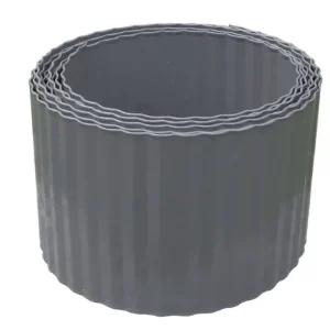 Prémium Nortene Steely Bordura galvanizált acél ágyásszegély, antracit, 600x0.03x14cm