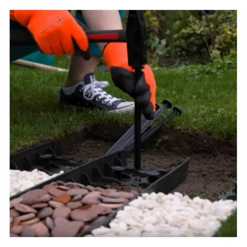 Expressz szállítás Leszúrható ágyásszegély rögzítő tüske 25cm 20db