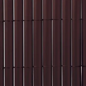 Gyors szállítás Nortene Plasticane Oval ovális profilú műanyag nád, PVC, barna, 13mm, 2x3m