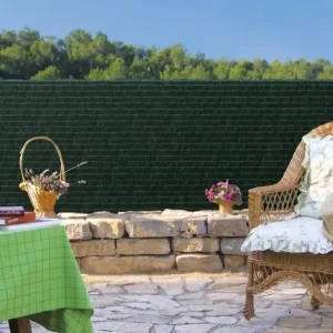 Újdonság Nortene Privatex szintetikus pálmaháncs, zöld, 100%, 1x3m