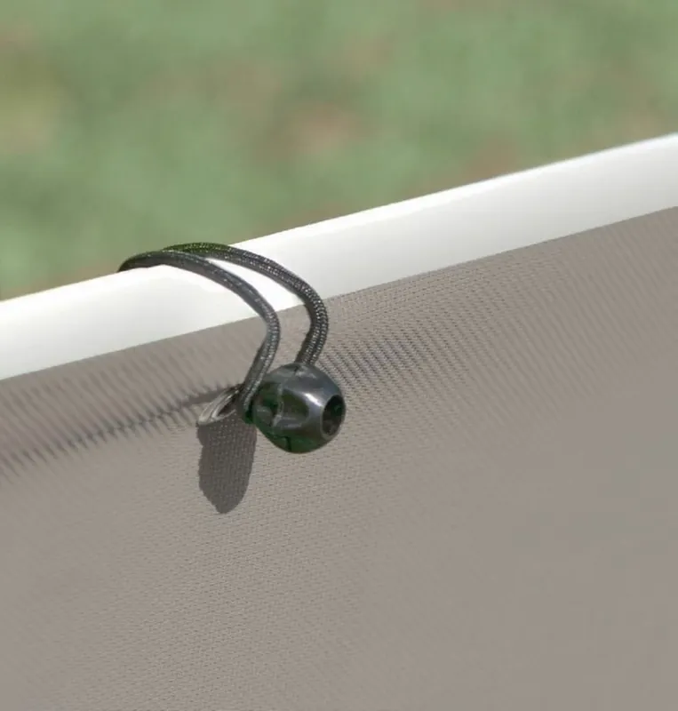 Utolsó esély Nortene Snugger gumikötöző, fekete, 4mm