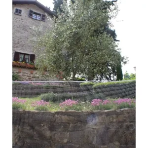 Alacsony ár Nortene Square műanyag kertirács, szürke, 10x10mm, 0.5x5m