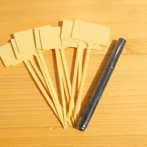 Kiárusítás Nortene Label 13 leszúrható jelölőtábla, sárga, 13cm, 10db