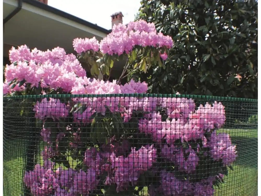 Kedvezmény Nortene Square műanyag kertirács, antracit, 20x20mm, 1x5m