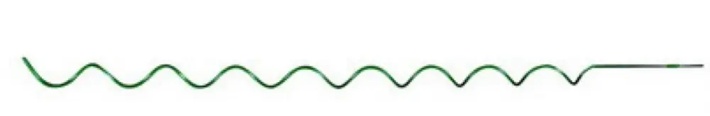 Kiárusítás Festa növényfuttató drótból, zöld, 7mm, 180cm