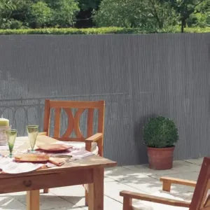 Legjobb ár Nortene Plasticane Oval műanyag nád, ovális, szürke, 1.5x3m