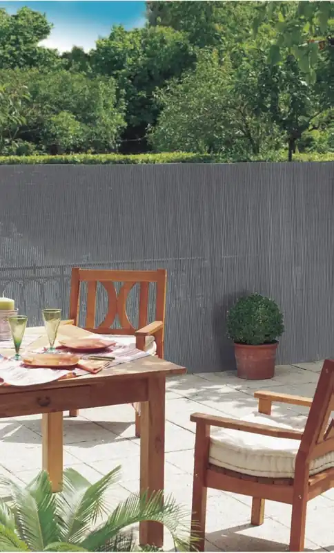 Legjobb ár Nortene Plasticane Oval műanyag nád, ovális, szürke, 1.5x3m