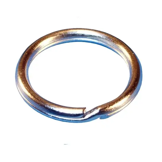 Olcsó SB kulcskarika, nikkelezett, D=16/12mm, 10db