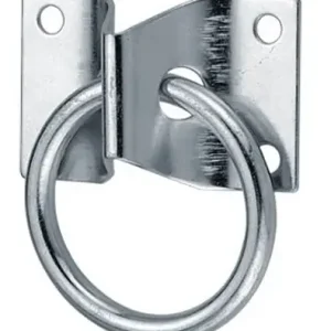 Kötélkarika, talpas, horganyzott, 7mm, 70x45mm Prémium