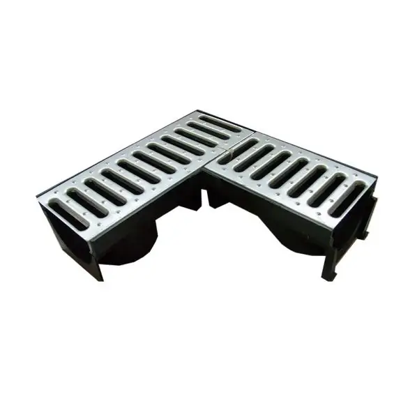 Prémium Vízelvezető sarok csatorna 110mm