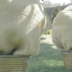 Utolsó esély Nortene Naturesac juta átteleltető zsák, natúr, 300g/m2, 1x1.1m