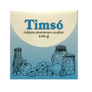 Újdonság Timsó tartósítószer befőzéshez, 10 dkg