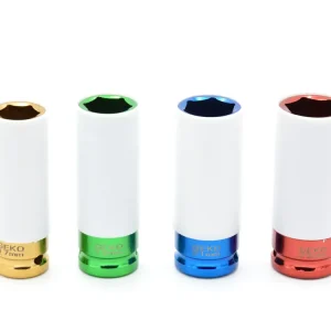 Geko kerékkulcs készlet, Cr-Mo, 1/4", 17-22mm, 4 részes Csak ma