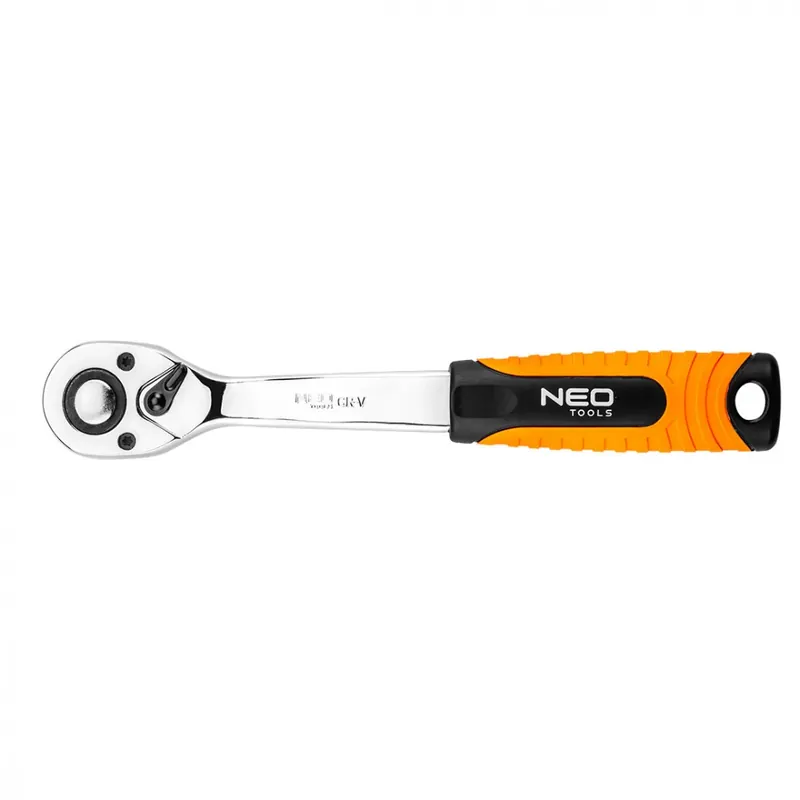 Újdonság Neo Tools racsnis hajtókar, váltós, 1/4", 72fog, 150mm