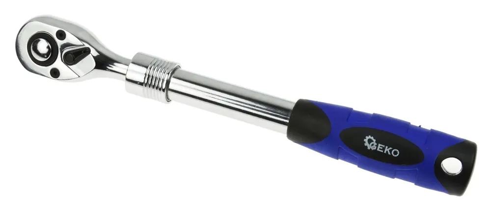 Kiváló minőség Geko racsnis hajtókar, teleszkópos, 300-440mm, 72fog, 1/2"