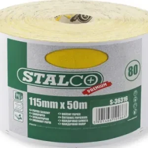 Stalco csiszolópapír tekercsben, 155mmx50m, G180 Eredeti