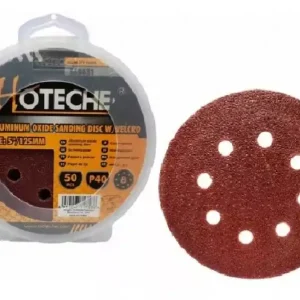 Hoteche tépőzáras csiszolópapír, 8 lyuk, 125mm, P100, 50db Expressz szállítás