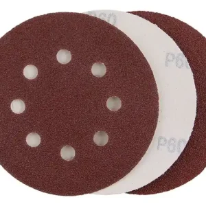 Ingyenes szállítás Levior csiszolókorong, lyukacsos, 125mm, P60, 3db