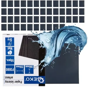 Ajánlat Geko vízálló csiszolópapír, 230x280mm, P3000, 50db