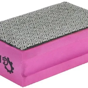 Autentikus Geko gyémánt csiszolóblokk, 94x64x31mm, P60