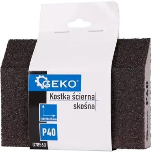 Kiváló minőség Geko ferde szélű csiszolóblokk, 125x90x25mm, P40
