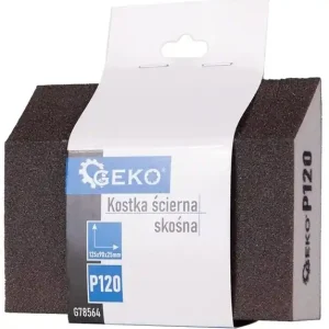 Prémium Geko ferde szélű csiszolóblokk, 125x90x25mm, P120