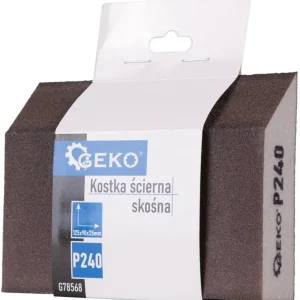 Geko ferde szélű csiszolóblokk, 125x90x25mm, P240 Biztonságos fizetés