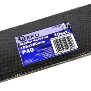 Gyors szállítás Geko csiszolóháló, 105x280mm, P40