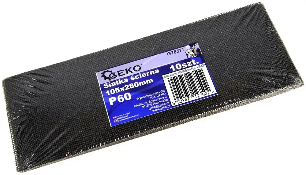 Geko csiszolóháló, 105x280mm, P60 Kiárusítás