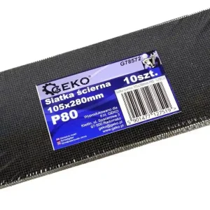 Népszerű Geko csiszolóháló, 105x280mm, P80