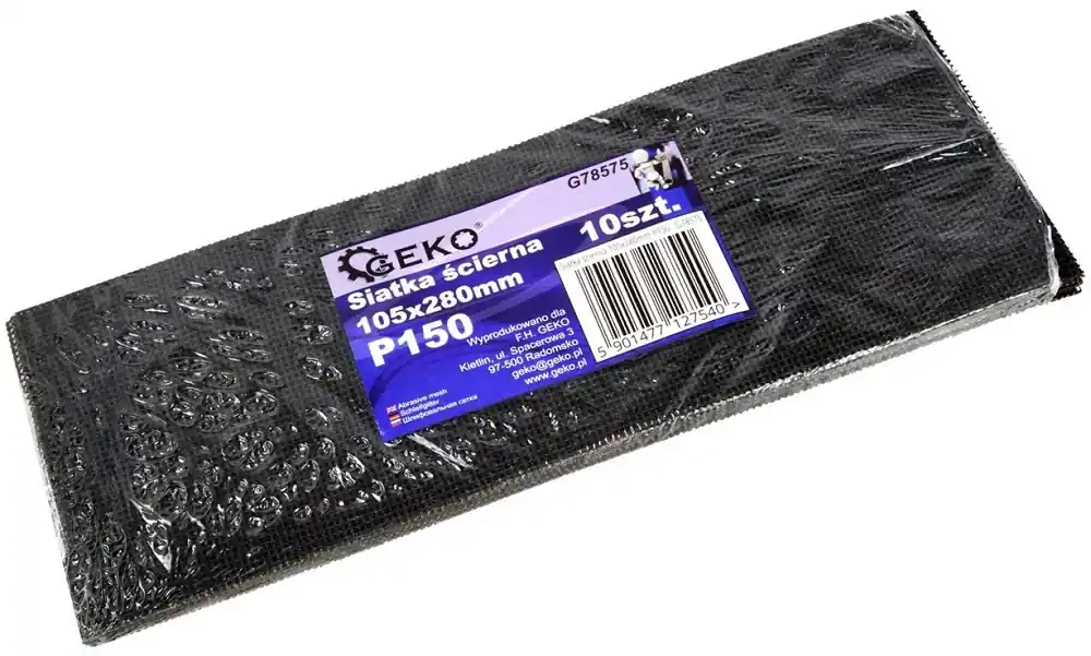 Geko csiszolóháló, 105x280mm, P150 Pénzvisszafizetés